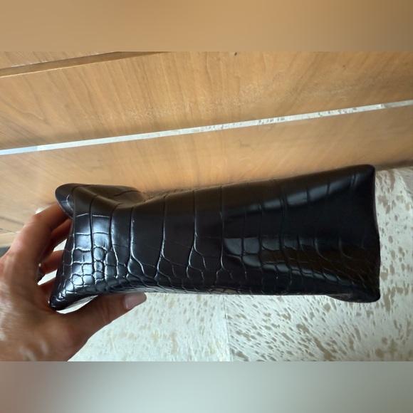 NEOT BCBGeneration Black Crocodile-Pattern Toiletry Bag - Picture 6 of 6